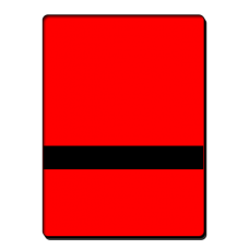 Червоно-чорний, пластик для гравіювання (2-х шаровий АБС)