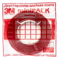 4910 двосторонній прозорий скотч 3М™ (міні-упаковка)