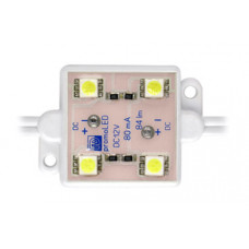 Купить Кластеры 5 эл. SMD 3528 (40 lm, 120°, 12V), белый теплый